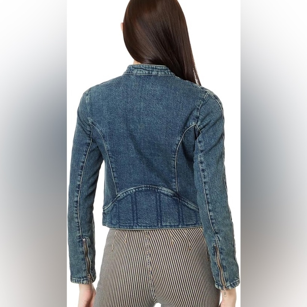 We The Free Fast Lane Denim Moto - Picture 6 of 15